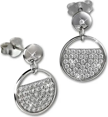 Produktbild von SilberDream Damen Ohrringe Glamour Zirkonia weiß Ohrstecker 925 Silber D2GSO513W