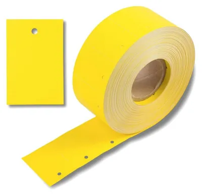 Image de 1000 étiquettes en papier avec découpe pour l'étiquetage