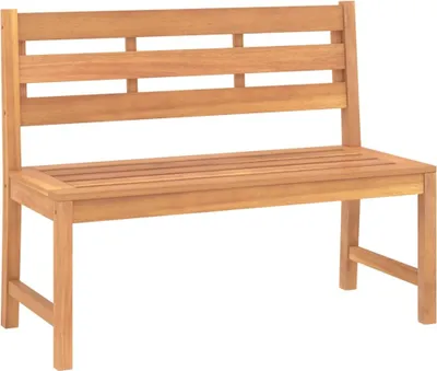 Produktbild von vidaXL Gartenbank 114 cm Massivholz Teak