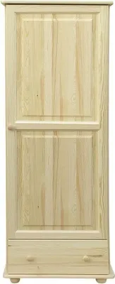 Produktbild von Kleiderschrank Kiefer massiv natur