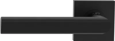 Produktbild von GRIFFWERK Türgriff TRI 134 - Schraubtechnik, eckig, Graphitschwarz smart2lock - DIN Links