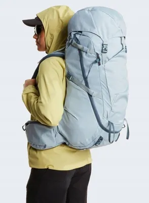 Image de Sac à dos The North Face Terra 55 pour femmes - Gris glacier/Gris granite (Taille M/L)