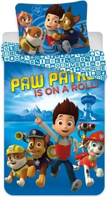 Produktbild von Paw Patrol Team Ryder 2tlg Bettwäsche Set 135x200 80x80 cm 100% Baumwolle