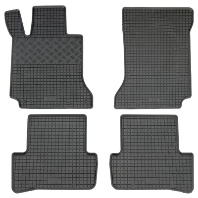 Gummifußmatten Set für Mercedes C-Klasse W204 S204 (2007-2015), 4-teilig