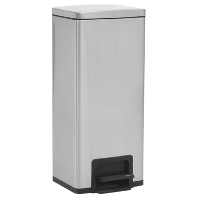 Immagine prodotto di Pattumiera a Pedale Anti-Impronte 30 L Argento in Acciaio Inox