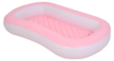 Produktbild von SunClub Baby Planschbecken XXL 163 x 103,5 x 25 cm mit aufblasbarem Boden und 100 L Fassungsvermögen