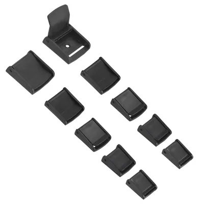 10 Kunststoff-Schnallen, verstellbar, 16–39 mm, für DIY
