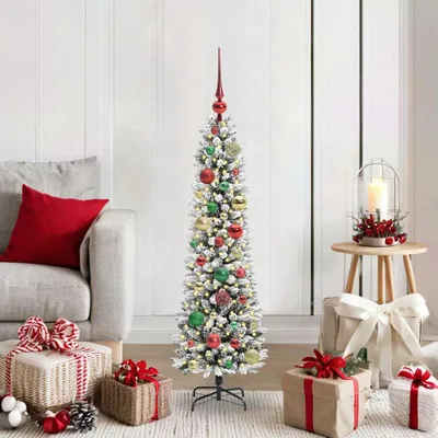 Zdjęcie produktu dla Maison Exclusive - Sztuczne drzewko świąteczne, białe, 120 cm