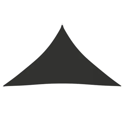Image de The Living Store Voile d'ombrage Oxford-Tissu Triangulaire 4x4x5,8 m Anthracite