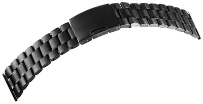 Produktbild von Engelhardt Herren ErsatzArmband MB0019 Edelstahl, schwarz Gr 18 - 26 mm, langlebig