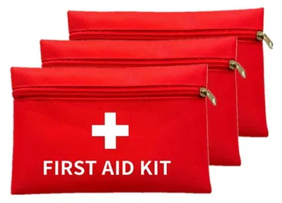 Produktbild von Erste Hilfe Tasche Leer Mini Reiseapotheke 3 Stück Kompakt für Zuhause Reisen Outdoor