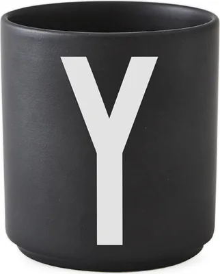Immagine prodotto di Design Letters - Tazza AJ Y, nero