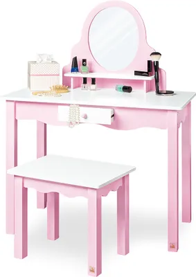 Image de Table de maquillage pour enfants 'Jasmin', tabouret inclus