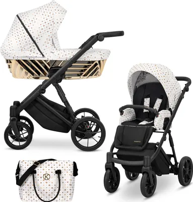 Produktbild von Kinderwagen Kunert Ivento Glam 2in1 – Farbe: White Style