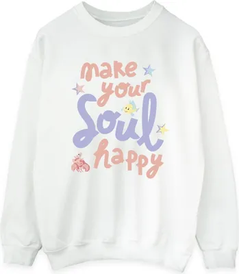 Produktbild von Disney - "The Little Mermaid Happy" Sweatshirt für Damen BI23452 (XL) (Weiß)