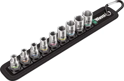 Zdjęcie produktu dla Wera 05003883001, Zestaw nasadek, 1/4", Metryczny, 9 głowic(e), 5,5.5,6,7,8,10,11,12,13 mm