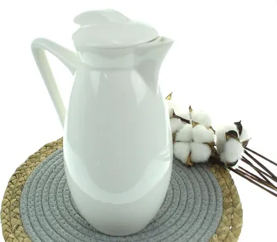 Zdjęcie produktu dla dzbanek, dzbanuszek ceramiczny z przykryciem 22 cm 1300 ml CN-20167