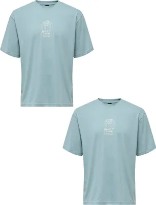 Produktbild von T-Shirt 2er-Set Rundhals Kurzarm |