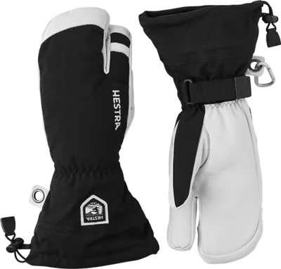 Produktbild von HESTRA Army Leather Heli Ski 3 Finger Skihandschuhe schwarz 10