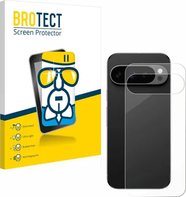 Produktbild von BROTECT Schutzglas für Google Pixel 9 Pro (Rückseite) Schutzfolie Panzer Folie Glas Display Schutz klar