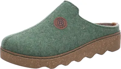 Image de Rohde Pantoufles Femmes Chaussons Softfilz Foggia 6120, Taille:37 EU, Couleur:Vert