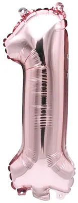 Produktbild von Folienballon 1 rosa