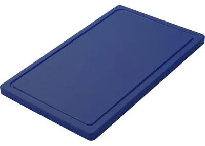 Produktbild von Schneidebrett Klein, Pe,Blau 500X300X20Mm, Rutschfest