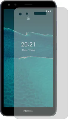 Produktbild von Nokia C1 2nd Edition 3x kristallklare antibakterielle Schutzfolie