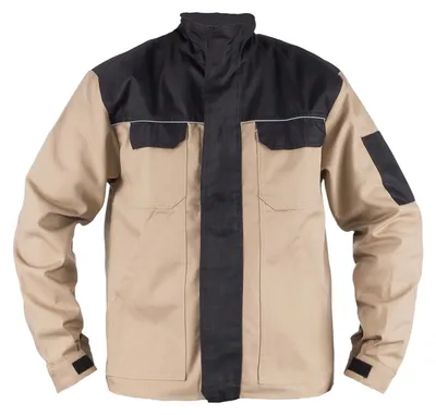 Produktbild von TMG Herren-Arbeitsjacke aus Canvas mit Cordura, abriebfest, L, Khaki