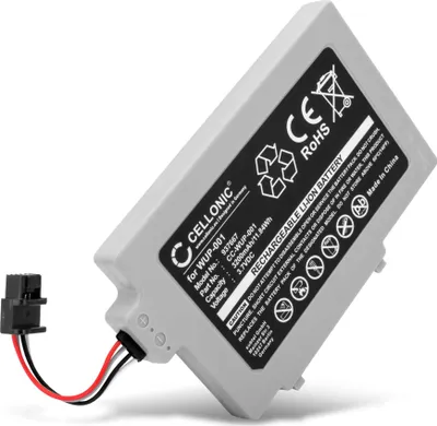 Produktbild von CELLONIC 1x Akku für Spielekonsole Kompatibel mit Nintendo Wii U GamePad, WUP-001 - (3200mAh, 3.7V)