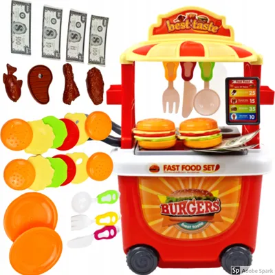 Immagine prodotto di Carrello degli hamburger - PER BAMBINI CF8636