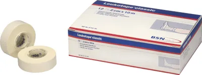 Produktbild von Leukotape classic Tapeverband weiß 2cm x 10m, 12 Rollen