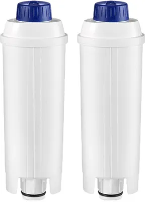 Produktbild von 2x Wasser-Filter für DeLonghi DLSC002 |Zubehör für alle DeLonghi Kaffeevollautomaten mit Wasserfilter| Pflege + Schutz der Maschine |Kalkreduzierend|