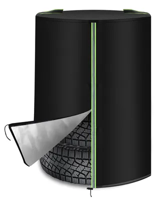 Imagen del producto de Fundas para neumáticos, juego de 4 fundas universales para neumáticos de automóviles de 14 a 20 pulgadas