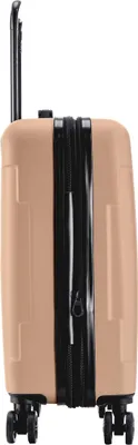 Immagine prodotto di Flexot® Trolley - Valigia da cabina M, manico telescopico in alluminio, scocca rigida in ABS, volume espandibile, taglia M, ruote a 360°, valigia con ruote, valigia da cabina