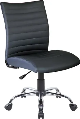 Produktbild von Bürostuhl Dkum, Arbeitsstuhl, ergonomischer Bürositz, 54x48h90/100 cm, schwarz