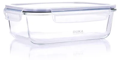 Produktbild von DUKA Gläser Set Thermogläser Trinkgläser - Küchenglasbehälter mit Deckel, 1500 ml