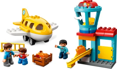 Produktbild von LEGO 10871 DUPLO Flughafen, Bauset mit Flugzeug für Kinder ab 2 Jahre