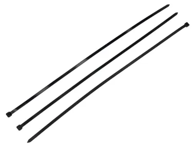 Produktbild von Kabelbinder, Kabelclips, 9,0 x 900 mm, 100 Stück im Beutel, schwarz, UV-beständig, Teger