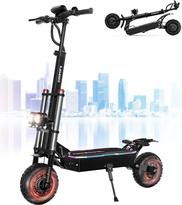 Obrázok produktu pre Elektrický skúter – GT8 PRO – dvojitý motor 5600 W – rýchlosť 80 km/h – dojazd 90 km – akumulátor 67,2 V 38 Ah – pneumatiky 28 cm – hydraulické kotúčové brzdy