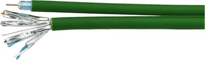 Produktbild von KATHREIN Hybridkabel Koax/LAN Cat7 KupferF23 Eca LSZH 250m Rolle ws LCH 120 / 250m