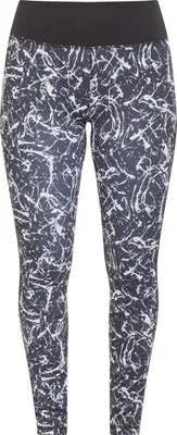 Produktbild von LASCANA ACTIVE Leggings schwarz-marmoriert-weiß Größe 40/42