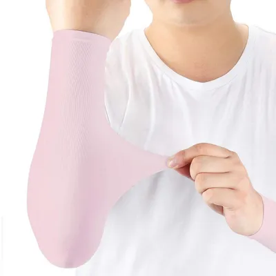 Produktbild von Armstulpen Kühlung UPF 50+ Sonnenschutz Atmungsaktiv Rosa 1 Paar