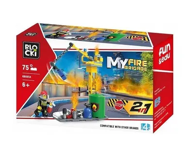 Obrázok produktu pre Klocki Blocki MyFireBrigade 2w1 75 el.