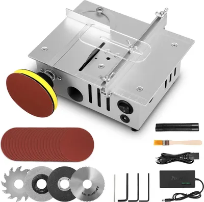 Produktbild von Tischkreissäge, Hochgeschwindigkeit, Tragbares Design, Silber