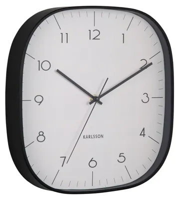 Produktbild von WANDUHR Grato Cuadrado - Schwarz - 4,3/29/29 cm