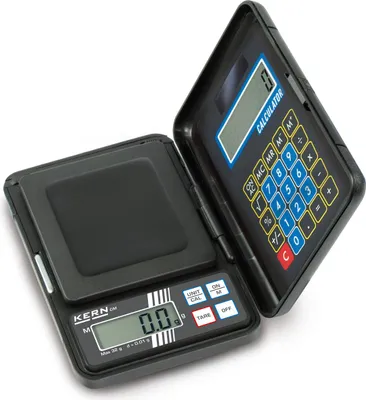 Produktbild von KERN Taschenwaage CM 60-2N Wägebereich max. 60 g integrierter Taschenrechner
