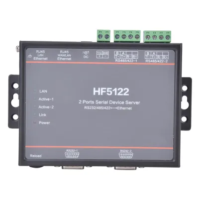 Produktbild von Serwer, serwer szeregowy, podwójny serwer szeregowy na Ethernet, serwer szeregowy RS232, serwer RS422 na Ethernet