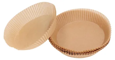 Zdjęcie produktu dla 50 sztuk jednorazowego papieru do pieczenia - nieprzywierający papier do smażenia we frytkownicy, piekarniku, kuchence mikrofalowej i kuchni - brązowy