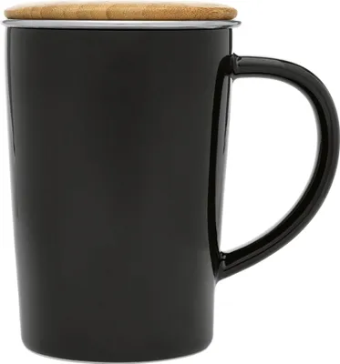 Produktbild von Bredemeijer Tee-Becher Bambus +Edelstahlfilter, schwarz 142009